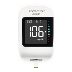 Imagine care prezintă glucometrul Accu-Chek Instant, conceput pentru persoanele cu diabet zaharat