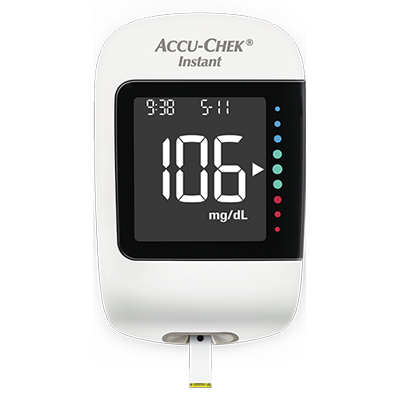 Imagine care prezintă glucometrul Accu-Chek Instant, conceput pentru persoanele cu diabet zaharat